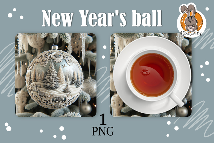 Christmas tree ball, stand for hot food