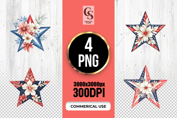 Red Star Clipart Image 3
