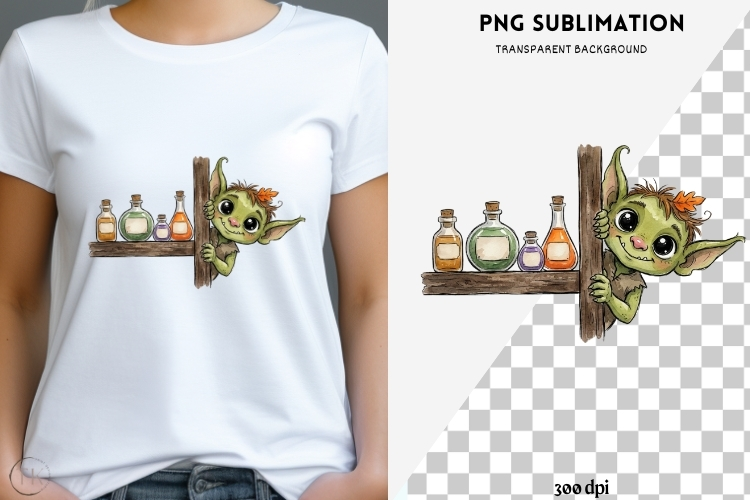 Peeking halloween png design for T-shirts