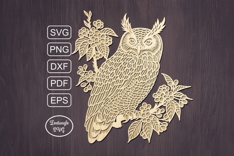 Owl birds lasercut svg, owl laser cut ornament or keychain