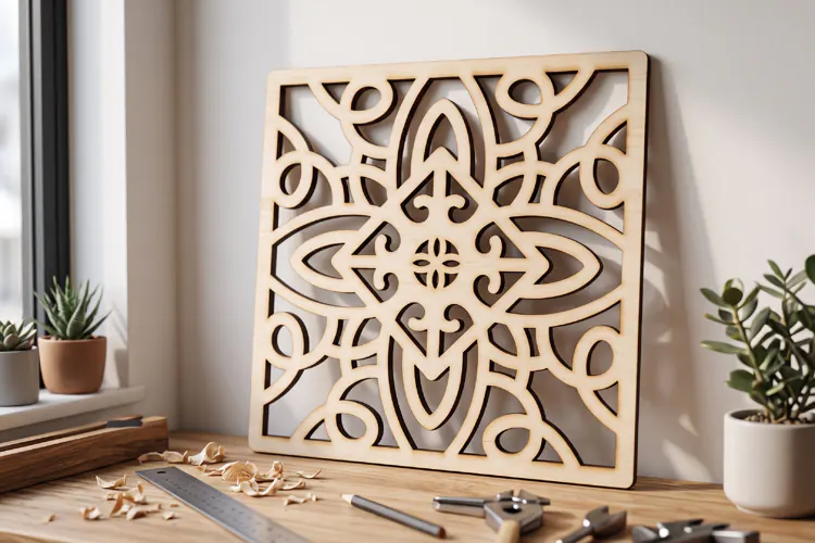 Square Decorative Panel SVG | Laser Cut File