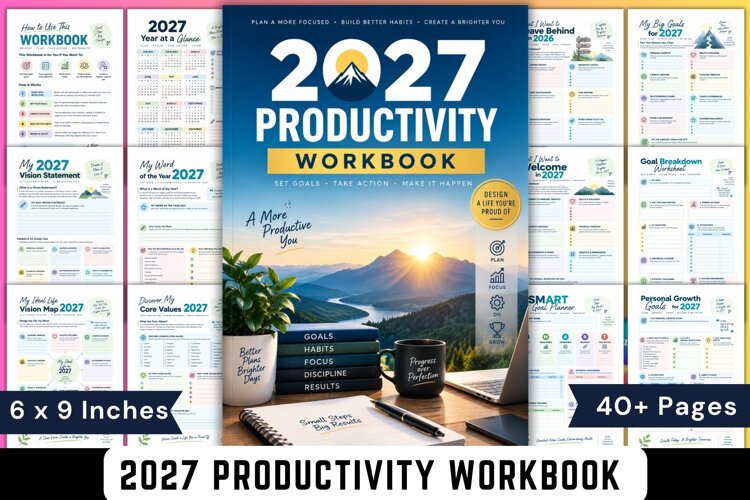 2027 Productivity Workbook example image 1
