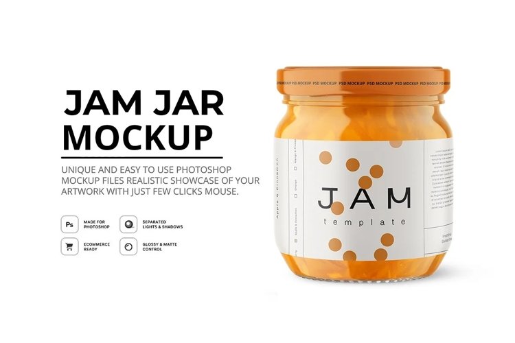 Jam Jar Mockup (2389681)