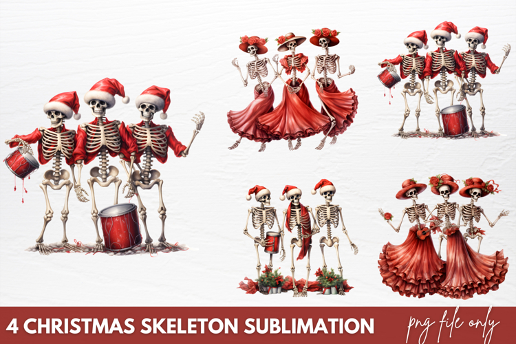 Dancing Skeleton Clipart Image 15