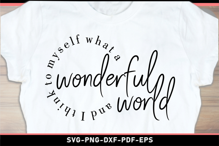 And I think to myself what a wonderful world SVG
