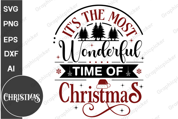 Its the Most Wonderful Time of The Year PNG, Christmas PNG