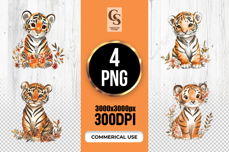 Tiger Clipart Image 4