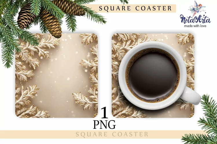 Christmas Coasters| PNG Christmas