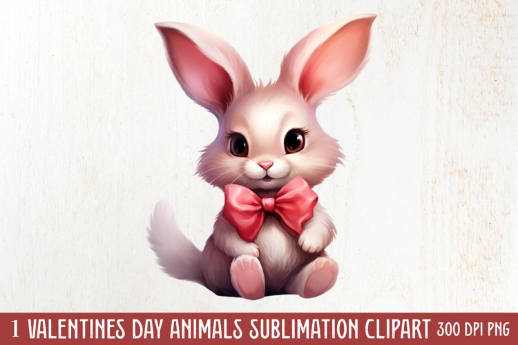 Valentines Day Animals Clipart, Valentines Couple