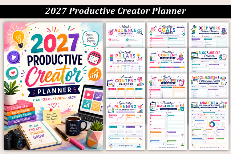 2027 Productive Creator Planner