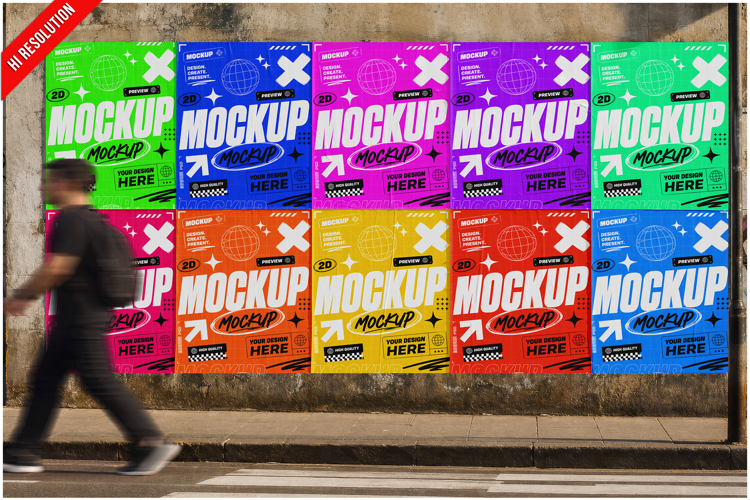 Poster Urban Wall Mockup