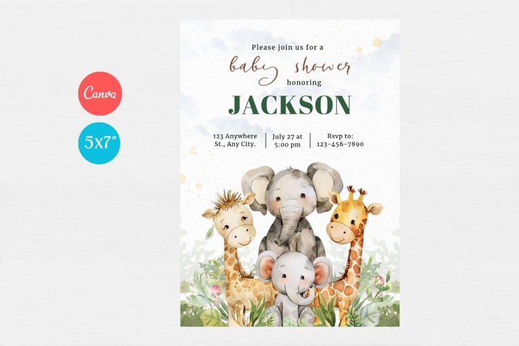 Baby Shower Invitation Template 180
