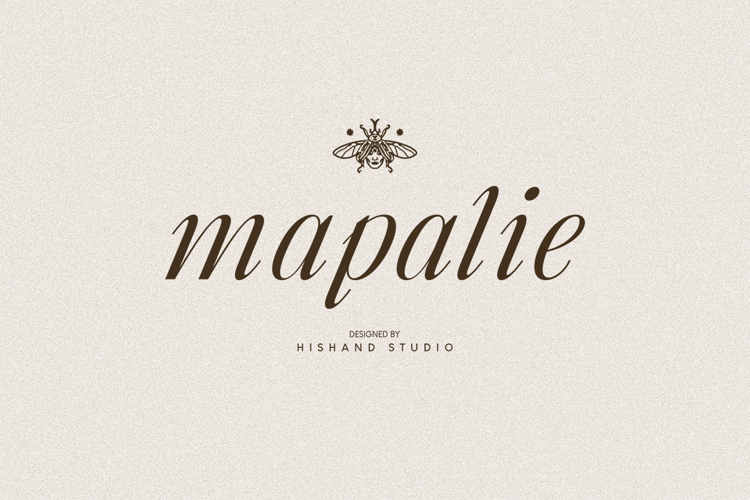 Mapalie Elegant Italic Serif