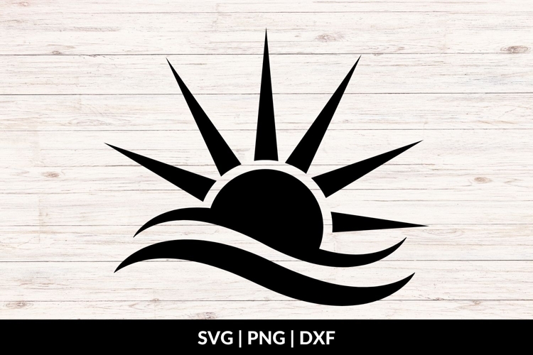 Sun And Waves SVG