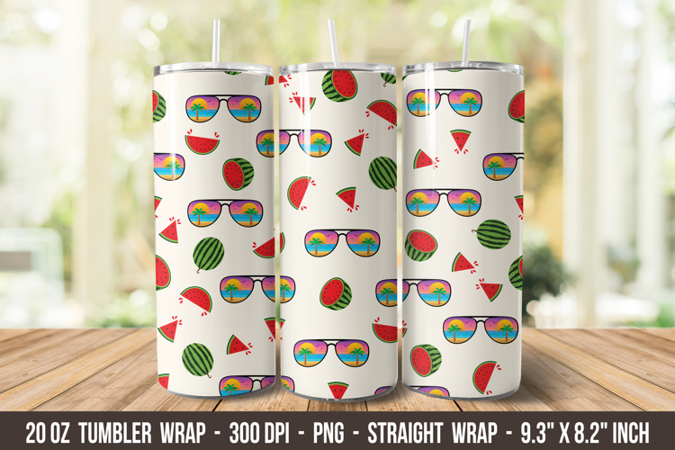 Summer Tumbler Wrap | 20 oz Tumbler Wrap