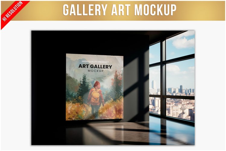 Art Wall Mockup Image 19