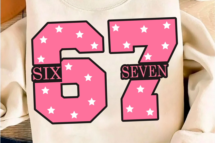 Six Seven Birthday Meme Shirt Design Svg