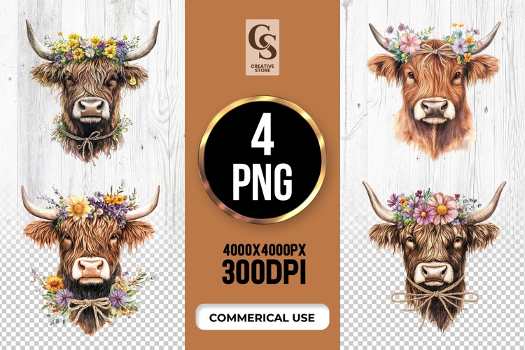 Highland Cow Png Image 21