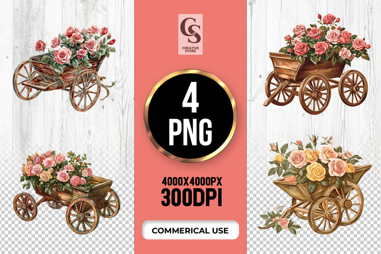 Rose Flower Clipart Image 13