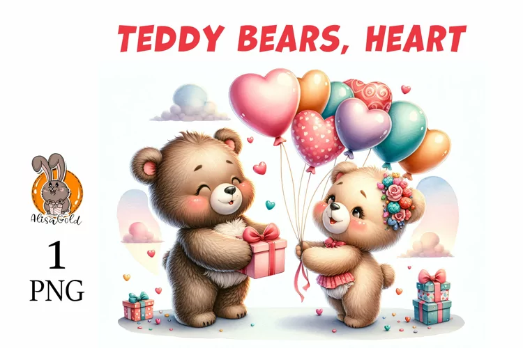 bears and a heart