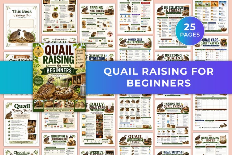 Quail Raising for Beginners Kdp interiors example image 1