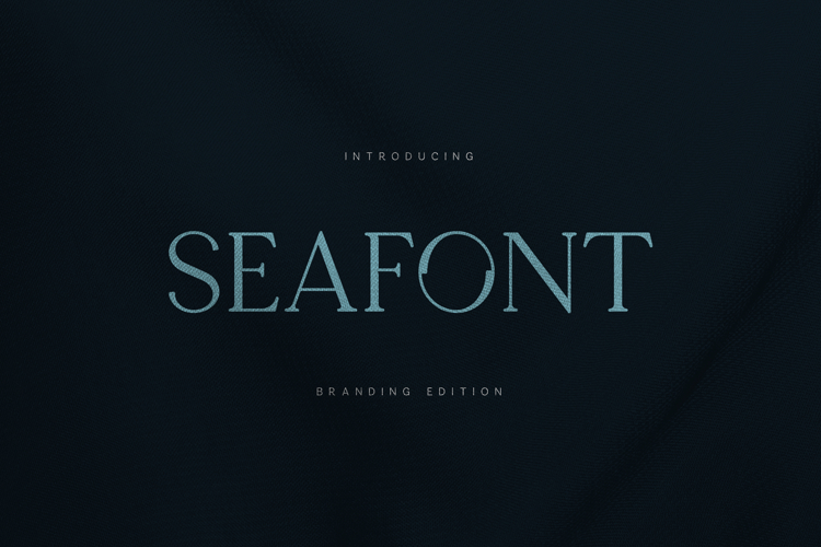 Seafont Elegant Branding Serif Font