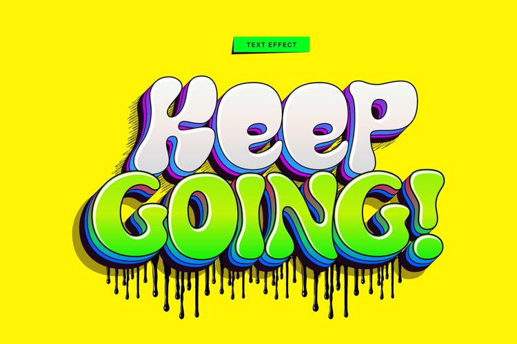 Editable Funky Text Effect example image 1