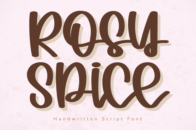 Rosy Spice - Handwritten Script Font