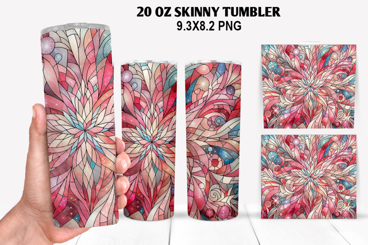 Valentine Skinny Tumbler 20oz Wrap Design, Valentine Tumbler