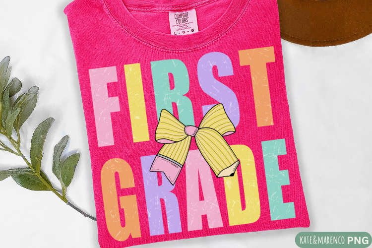 First Grade PNG | Back To School PNG | 1st Grade Teacher PNG