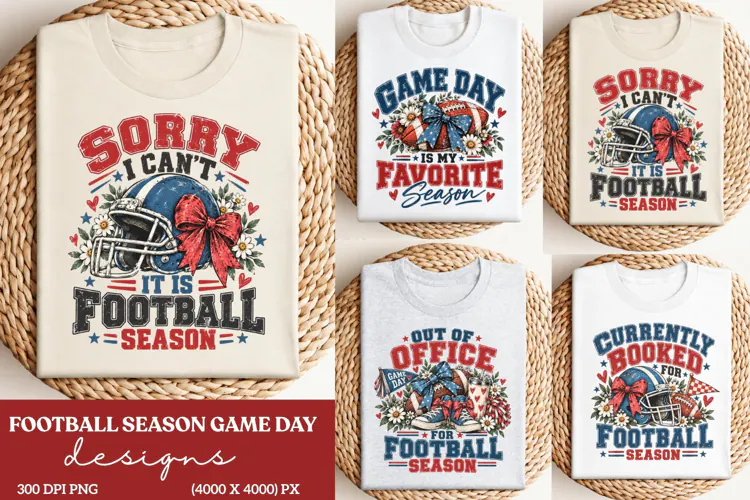 Sorry I Can't It Is Football Season PNG, Football Game Day F
