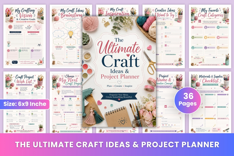 The Ultimate Craft Ideas & Project Planner