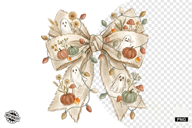 Halloween Bows & Lights Clipart