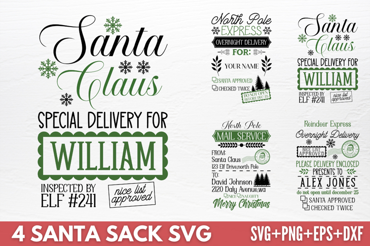 Santa Sack SVGs Image 7