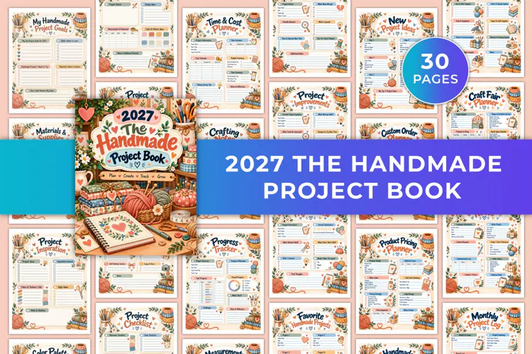 2027 The Handmade Project Book Kdp interiors