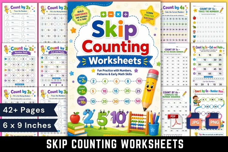 Skip Counting Worksheets