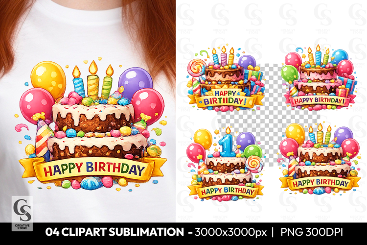 Birthday Cake Clipart PNG