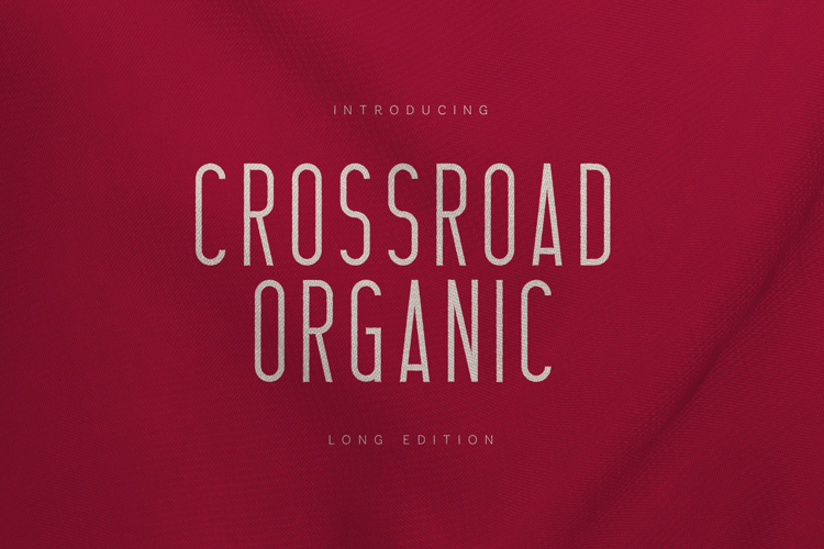 Crossroad Organic Tall Condensed Sans Serif