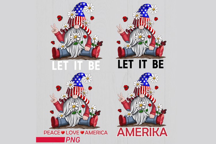 Gnome amerika png 4 png bundle