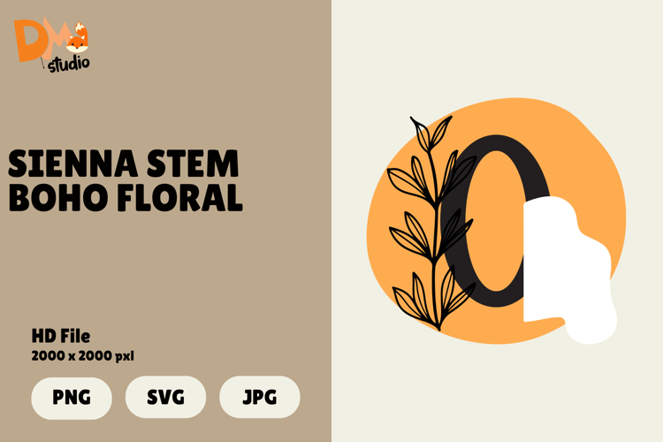 Floral Monogram Letter Svg Image 21
