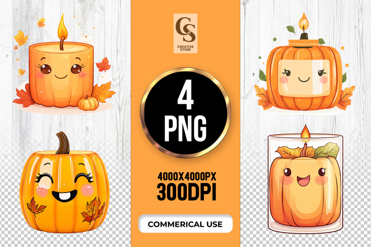 Cute Pumpkin Clipart Image 3