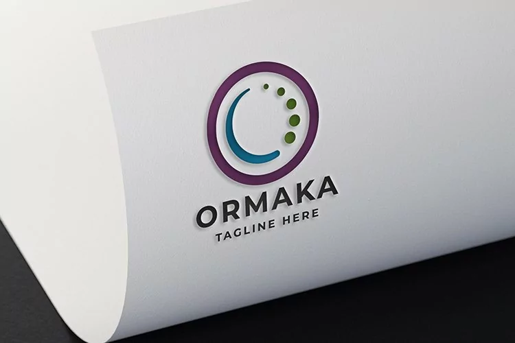 Ormaka O Letter Logo