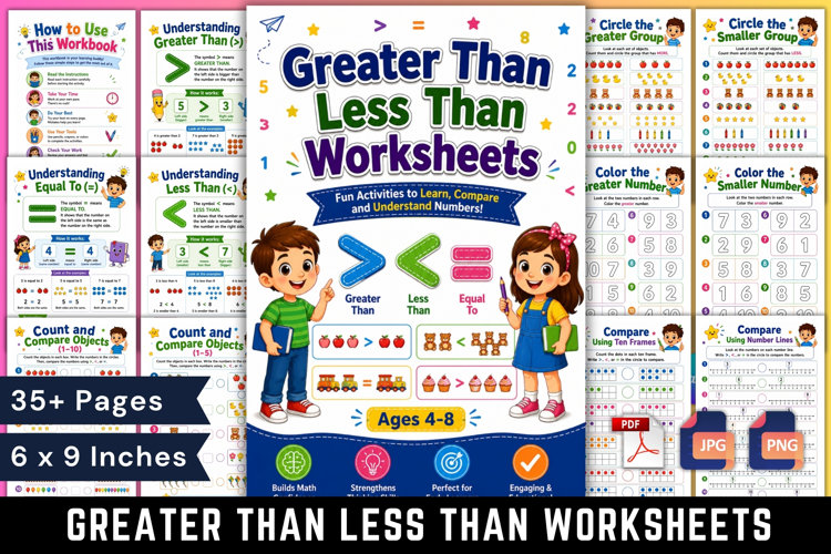 Greater Than Less Than Worksheets