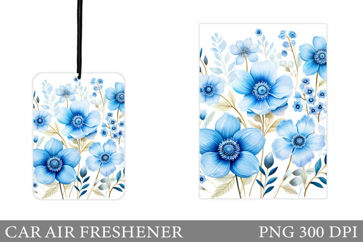 Flowers Car Air Freshener. Floral Car Air Freshener Design