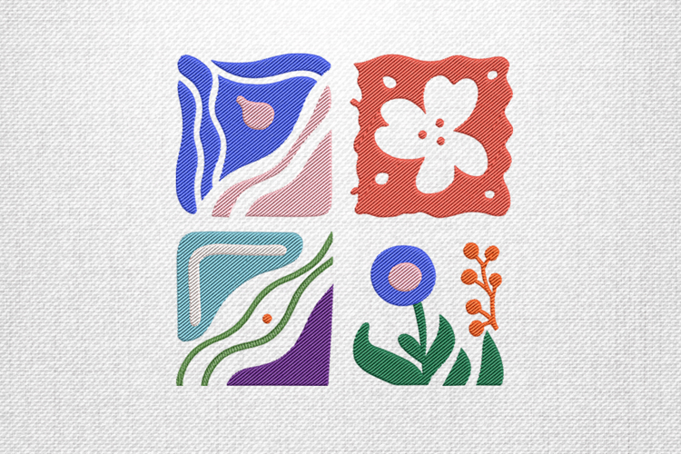 Abstract Embroidery Image 2