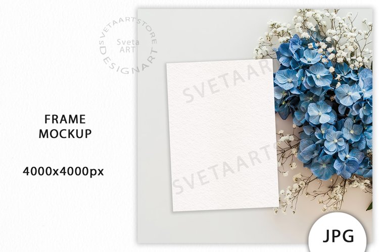 Blue Flowers Clipart Image 12
