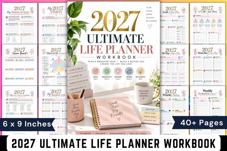 2027 Ultimate Life Planner Workbook example image 1