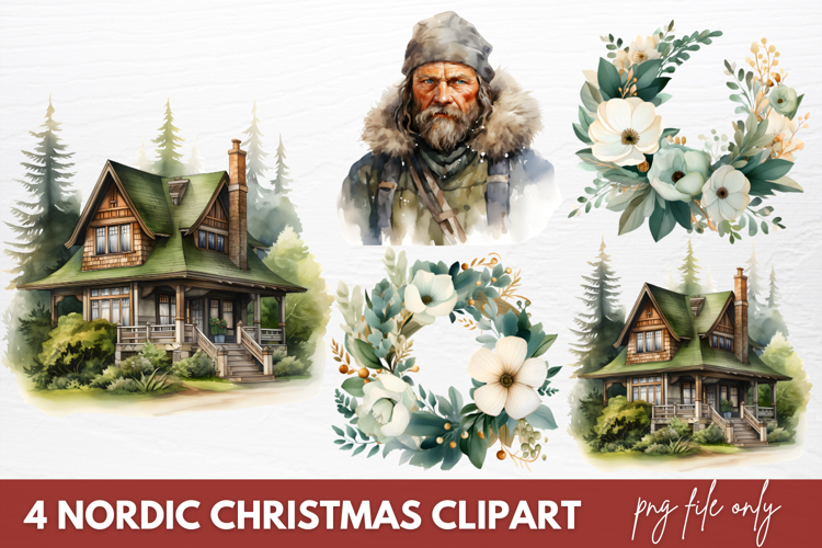 Christmas Watercolor Clipart Image 21