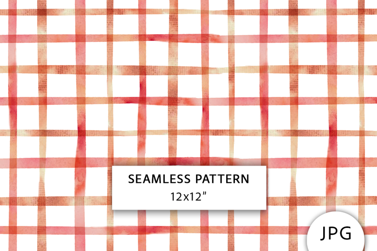 Beige Checkered Seamless Pattern, Digital Paper