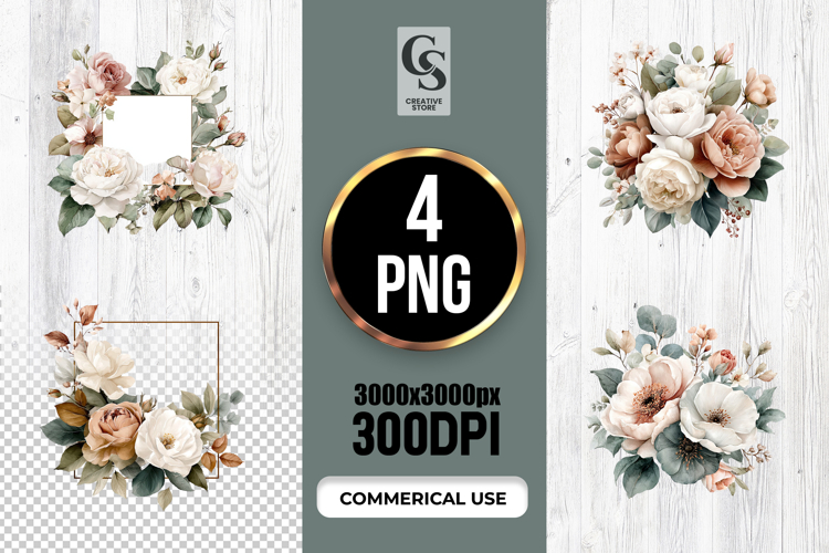 Watercolor Flowers Png